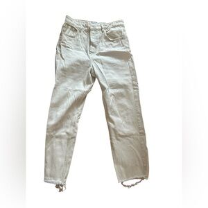 Stylish Zara Cream Denim Jeans🍦💛